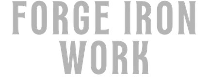 FORGE IRON WORK GRAY LOGO