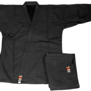 Sports Black Karate Uniform for Kids & Adults Lightweight Student Karate Gi Martial Arts Uniform with Belt SKU: Size 000/110