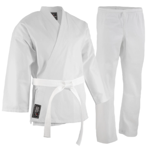 Sports White Karate Uniform for Kids & Adults Lightweight Student Karate Gi Martial Arts Uniform with Belt