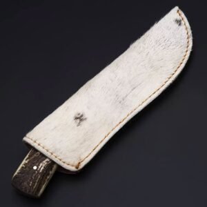 Custom Handmade J2 Steel Skinning Knife With Leather Sheath premium quality Custom Engraved