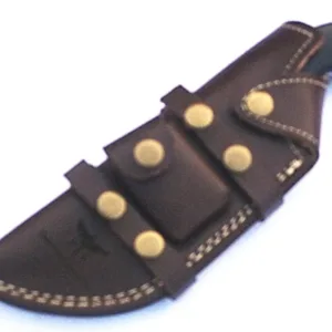 Damascus knife / Tracker / Hand Made / Custom / Forged Damascus / Black Micarta handle/ Survival Tool / Bushcraft / Fiel