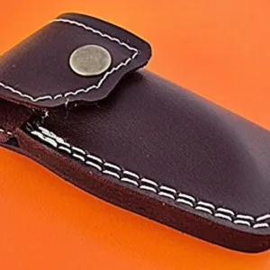 Custom Handmade Damascus Steel, Bone Handle, pocket knife, liner lock folding knife