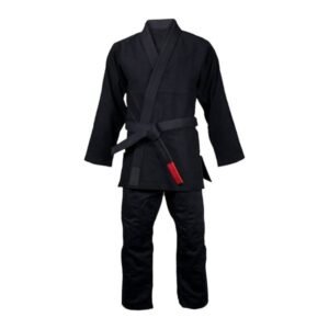 Sports Black Karate Uniform for Kids & Adults Lightweight Student Karate Gi Martial Arts Uniform with Belt SKU: Size 000/110