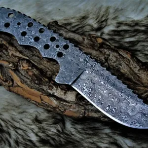 Handmade Damascus Damascus Blade, Hand forged Damascus Blank Blade