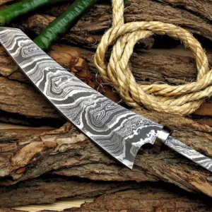 Handmade Damascus Damascus blade, hand forged Damascus blank blade