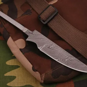Handmade Damascus Damascus blade, hand forged Damascus blank blade 839EA