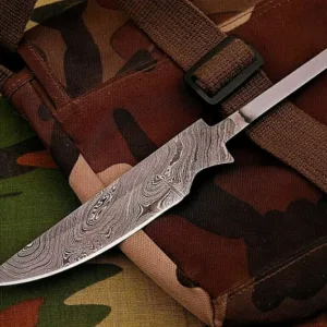 Handmade Damascus Damascus blade, hand forged Damascus blank blade 839EA