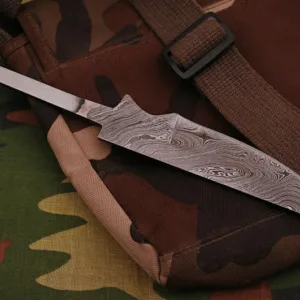 Handmade Damascus Damascus blade, hand forged Damascus blank blade 839EA