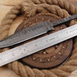 Damascus blade Hand-forged Damascus blank Damascus blank blade