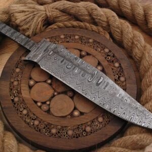 Damascus blade Hand-forged Damascus blank Damascus blank blade