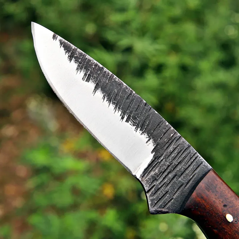 Handmade Bushcraft Knife with Full Tang Blade & Walnut Wood Handle | Custom skinner Knife with Handmade Bushcraft Knife with Full Tang Blade & Walnut Wood Handle | Custom skinner Knife with