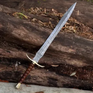 amascus steel Sword, Viking Swords, fantasy Swords, Full tang Medival historical swords, Groomsmen Gift, Gift for Him, Christmas Gift