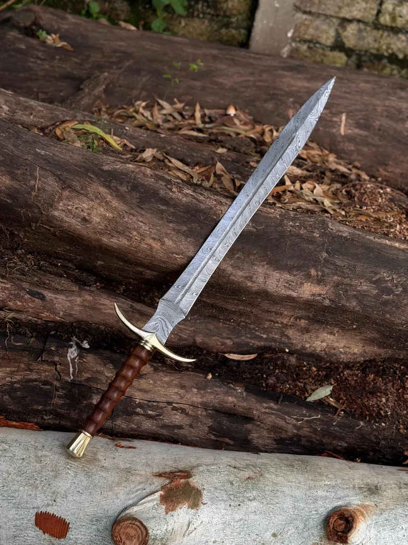 amascus steel Sword, Viking Swords, fantasy Swords, Full tang Medival historical swords, Groomsmen Gift, Gift for Him, Christmas Gift amascus steel Sword, Viking Swords, fantasy Swords, Full tang Medival historical swords, Groomsmen Gift, Gift for Him, Christmas Gift